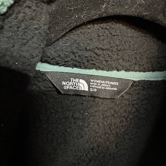 The North Face Gemm Button Snap Fleece Silver Pine Green S - Picture 2 of 3